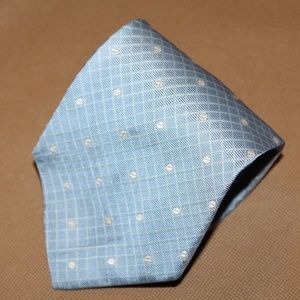Tommy Hilfiger Men's Tie Baby-Blue Checkered